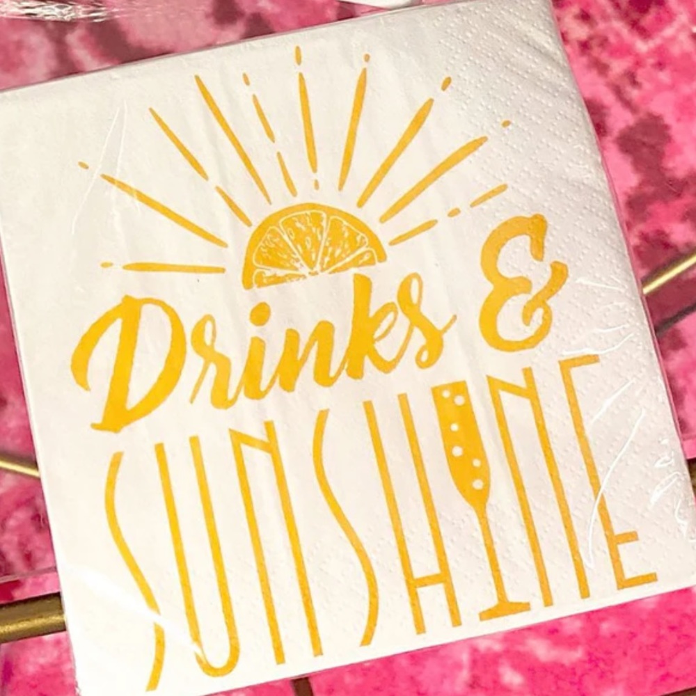 NEW ~ FESTIVE COCKTAIL NAPKINS ☀️ 2 PACKAGES